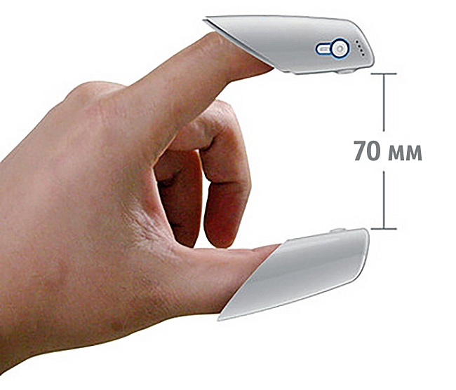 دستگاهی برای اندازه‌گیری فاصله‌ی بین انگشتان